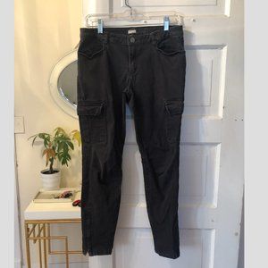 Size 9 Black Skinny Cargo Jeans